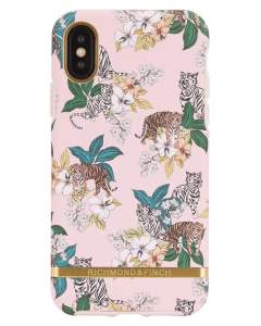 Richmond And Finch Pink Tiger iPhone X Cover 
