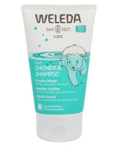 Weleda Kids 2 in 1 Shampoo & Body Wash Mighty Mint