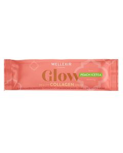 Wellexir Glow Beauty Collagen Drink Peach Ice Tea