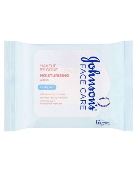 Johnsons Face Care Makeup Be Gone Moisturising Wipes