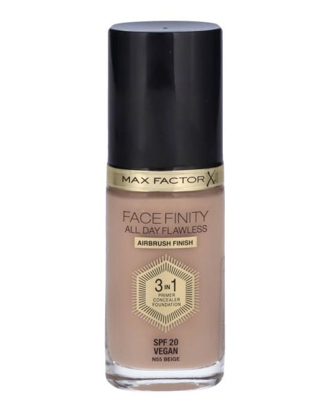 Max Factor Face Finity All Day Flawless 3-in-1 Foundation - N55 Beige