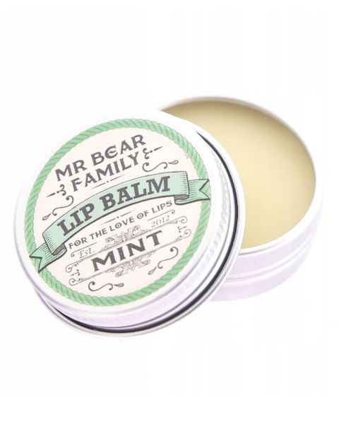 Mr Bear Family Lip Balm Mint
