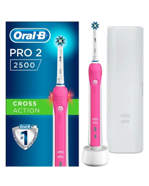 Oral B Braun Pro 750 Elektrische Zahnbürste (Pink limited edition)