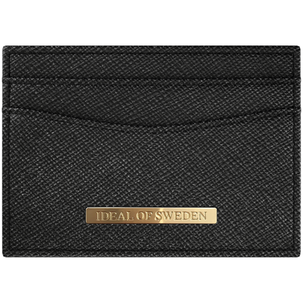 Saffiano card holder top