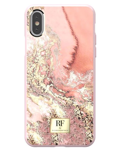 RF By Richmond And Finch Pink Marble Gold iPhone X/Xs Cover