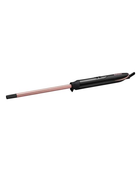 White and rose gold curling iron discount