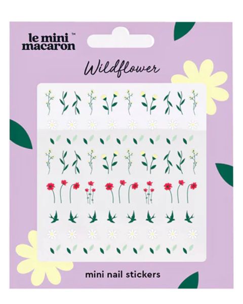Le Mini Macaron Wildflower Mini Nail Stickers