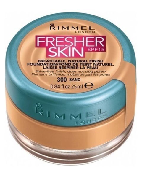 Rimmel Fresher Skin Foundation SPF 15 300 Sand