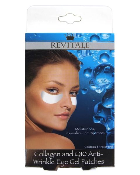 Revitale Collagen And Q10 Anti Wrinkle Eye Gel Patches (5 Stück)
