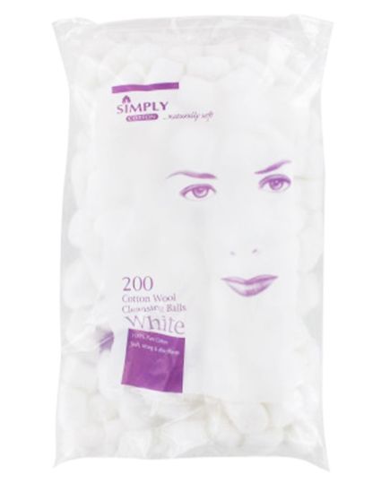 Simply Cotton Wool Cleansing Balls