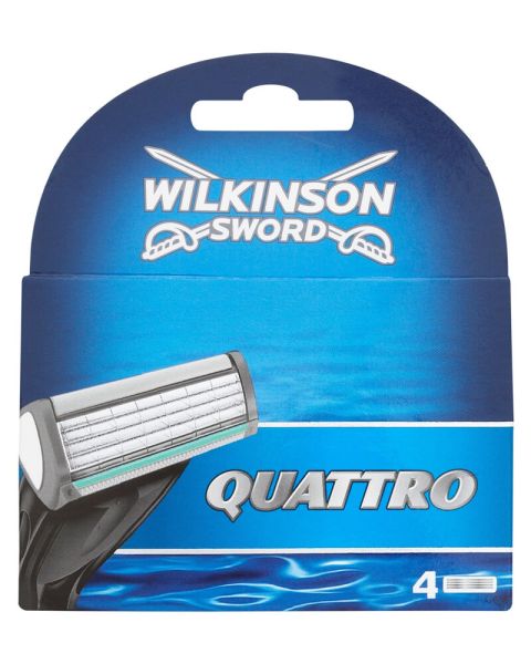 Wilkinson Sword Quattro Blades Rasierklingen (4 Stk)