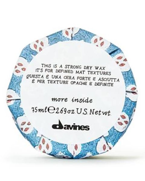 DAVINES More Inside Strong Dry Wax