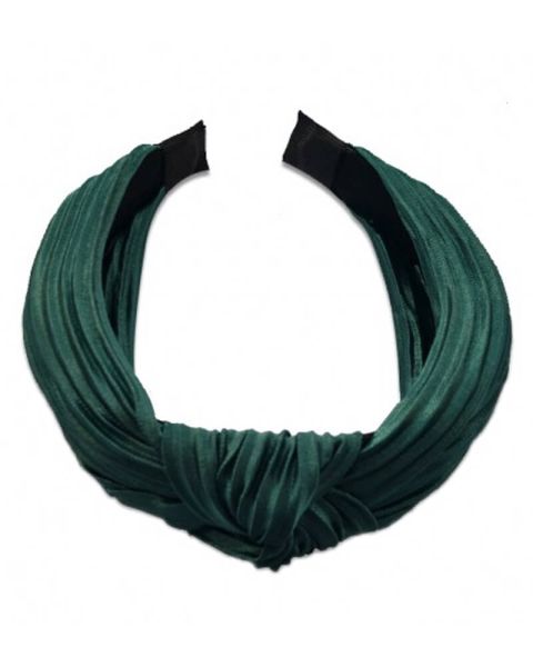 Everneed Haarreifen Daniella Plissé - Emerald