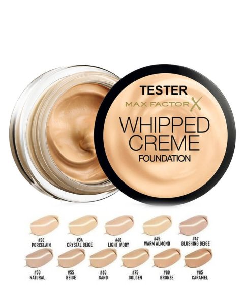 Max Factor Whipped Creme Foundation - 30 Porcelain TESTER