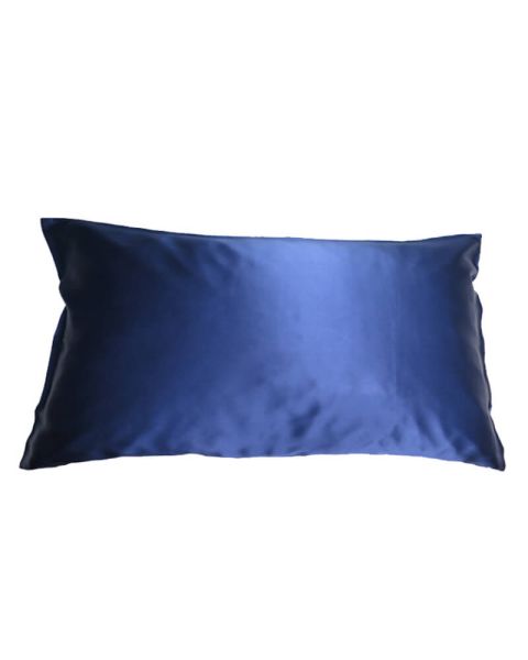 Soft Cloud Mulberry Silk Pillowcase Navy