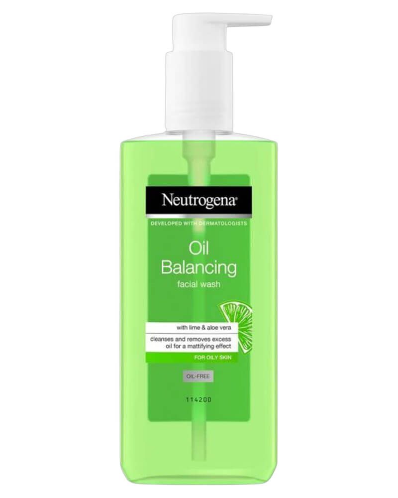 Neutrogena Oil Balancing Facial Wash Lime & Aloe Vera 200 Ml
