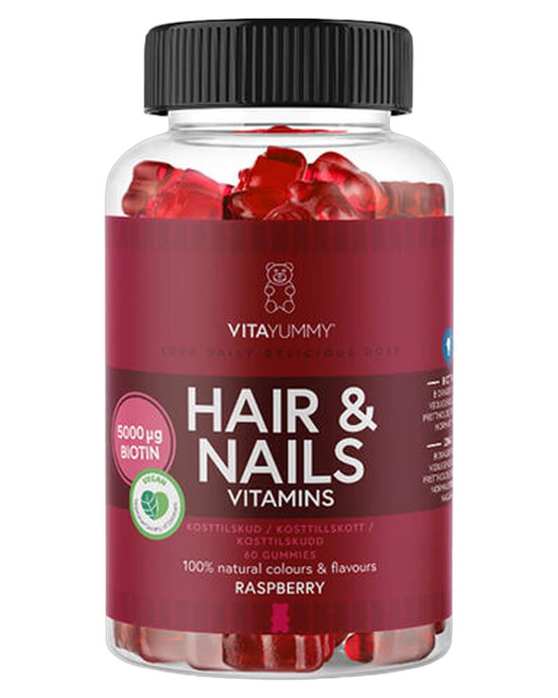 VitaYummy Hair & Nails Raspberry 60 stk.