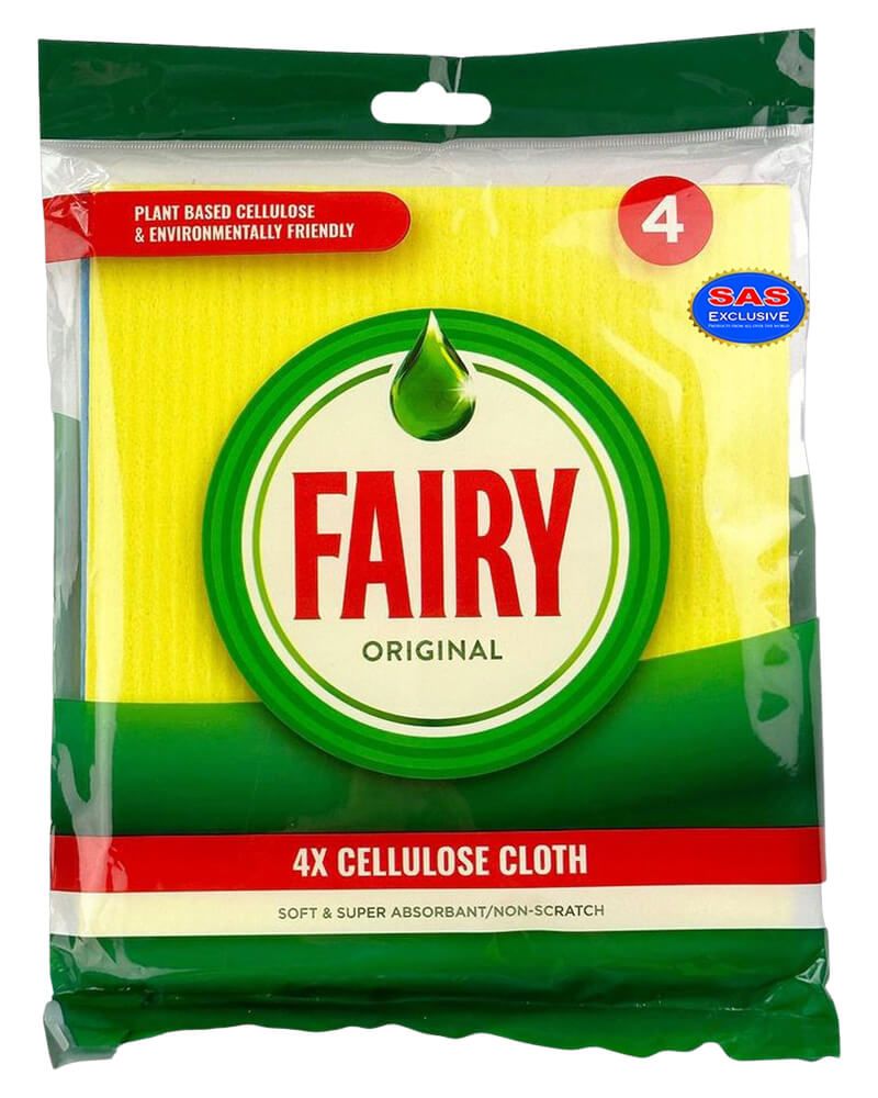Fairy Original Yellow Cellulose Cloth 4 stk.