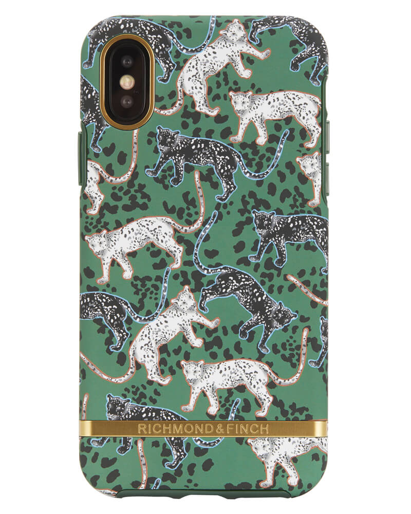 Richmond & Finch Richmond And Finch Green Leopard iPhone Xs Max Cover