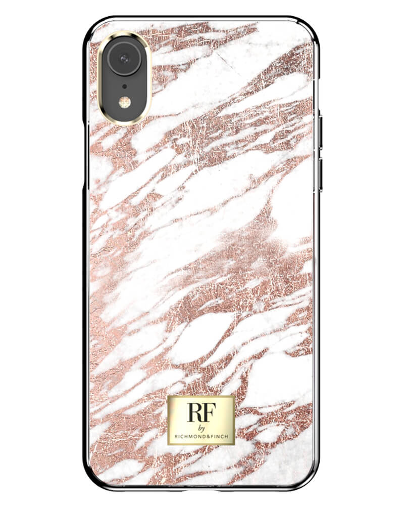 Richmond & Finch RF By Richmond And Finch Rose Gold Marble iPhone Xr Cover